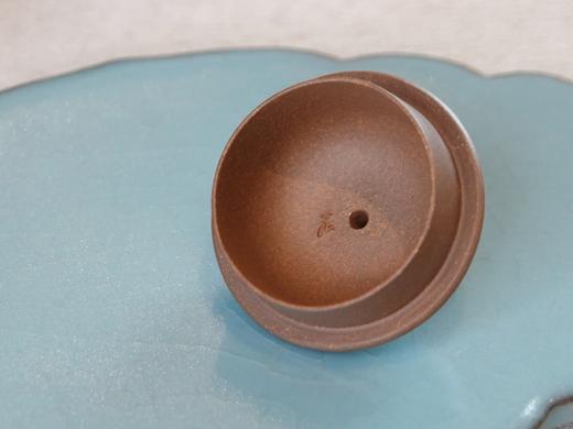 降坡泥·鸽嘴水平壶 柴窑烧造 145毫升 天授款紫砂 商品图6