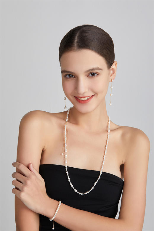 pearl moments珍刻  流光 长项链 商品图2