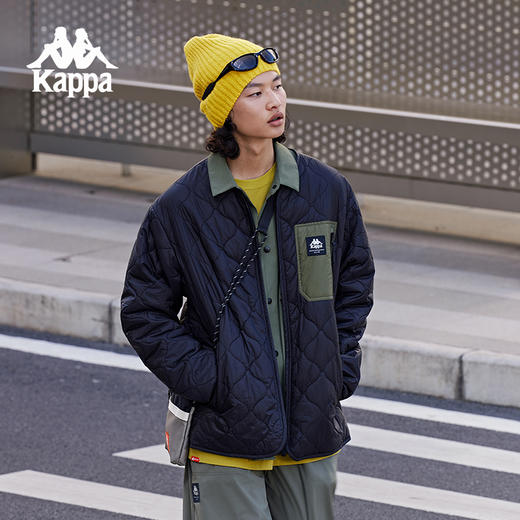 Kappa卡帕背靠背运动棉服女2024新款秋冬户外保暖外套防寒服男款K0EY2MM30D 商品图2