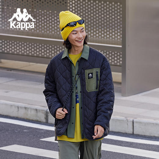 Kappa卡帕背靠背运动棉服女2024新款秋冬户外保暖外套防寒服男款K0EY2MM30D 商品图4