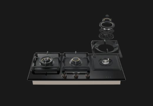 卡萨帝三头燃气灶 五环匀热 5.2kW猛火爆炒 精准定时 商品图3