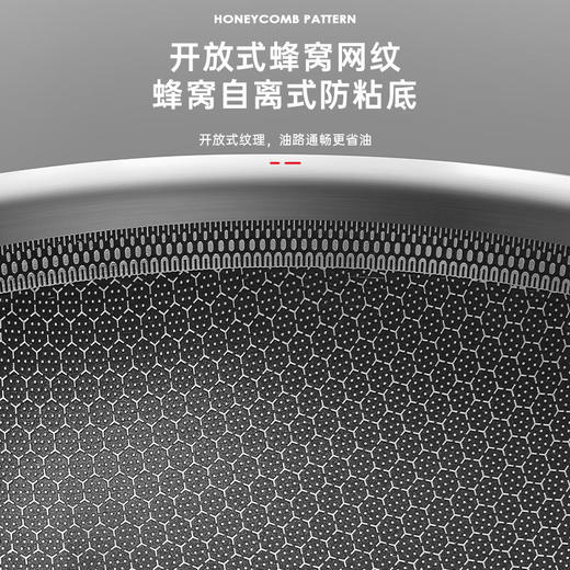 【安达联帮&爱仕达&仅限快递】防粘三层钢炒锅CC32E1WG（厂家直发）
 商品图4