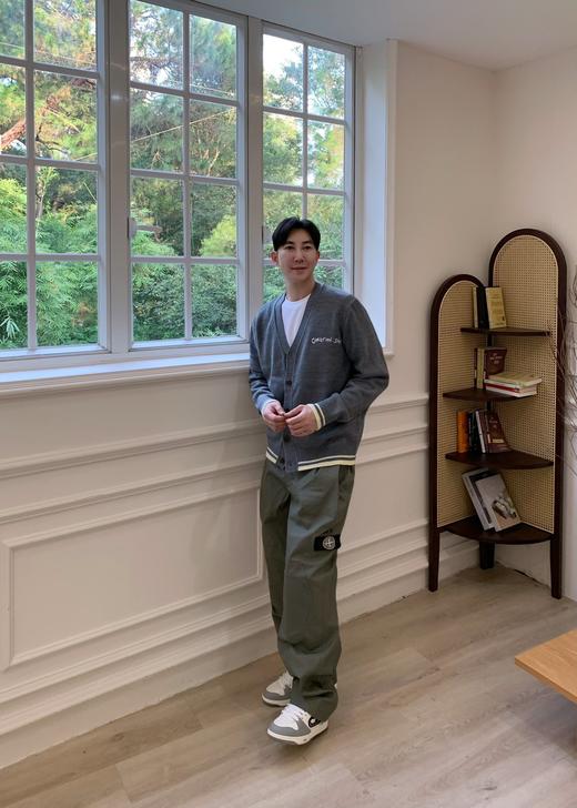 D家 开衫外套式 羊毛混纺ChristianDio*r Tag刺绣开衫（JN） 商品图4