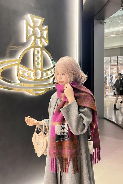 𝐕𝐢𝐯𝐢𝐞*** 𝐖𝐞𝐬𝐭𝐰**𝐝🪐✨经典大土星马海毛围巾（TL） 商品图1