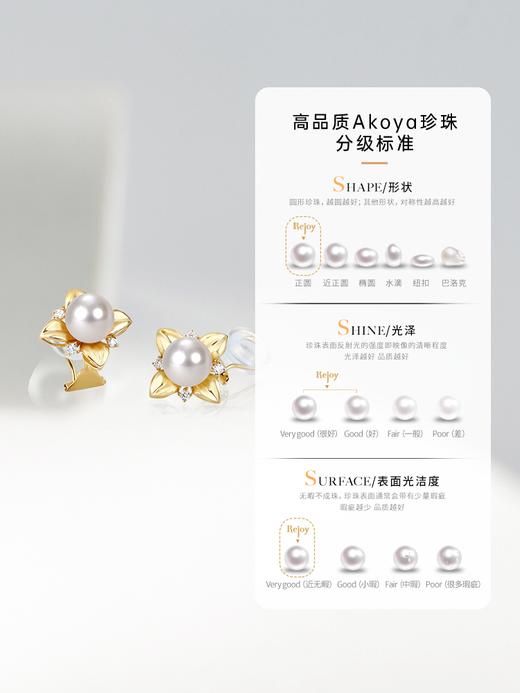 【挚友限定】悦甄 18K金Akoya珍珠耳夹 珍璨 商品图4