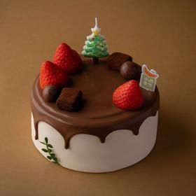 冬日生巧莓语牛乳蛋糕