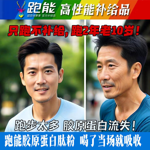 (赛后肌肤修复)跑能复合小分子胶原蛋白肽粉【蛋白肽含量86%】 商品图2