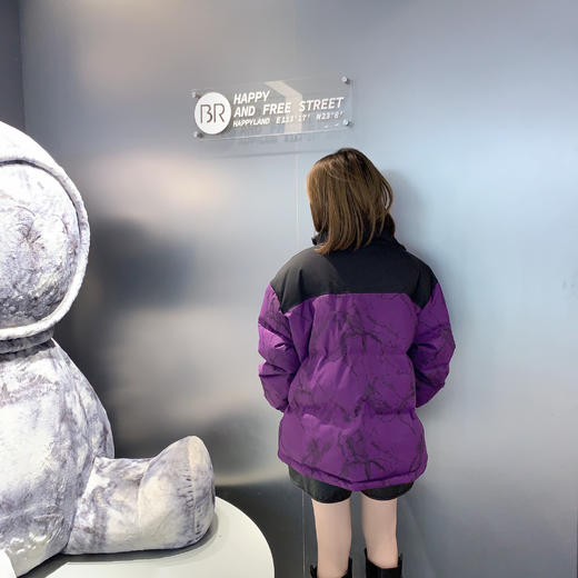 Z1立领拼接撞色羽绒外套 冬季 100254268887 商品图1