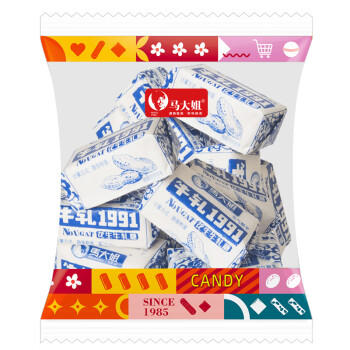 马大姐 老北京牛轧糖 468g/袋 手工花生牛奶糖 休闲零食 婚庆喜糖 商品图0