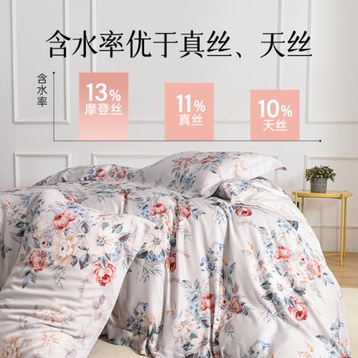 雅芳婷秋冬新款100S摩登丝床笠款六件套专柜同款四季通用真丝被套 商品图1