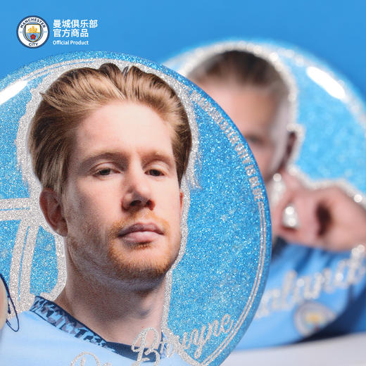 【官方正版】曼城俱乐部 | 球星吧唧加厚马口铁徽章纪念礼物 商品图2