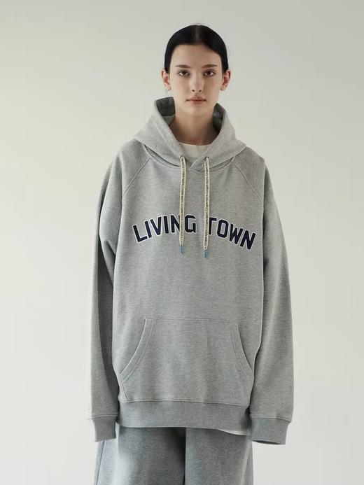 LIVINGTOWN/LT重磅400G贴布绣连帽卫衣 加绒 商品图1