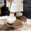 ZHR加绒加厚雪地靴女2024新款冬季丑萌大头棉鞋女保暖增高毛毛鞋 商品缩略图9