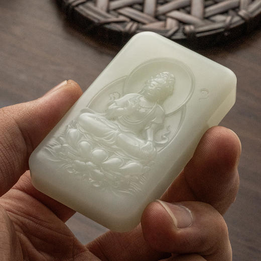 玉雕观音牌 商品图2