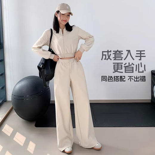 跃牌【禅语梵心】秋冬轻量加绒冲锋户外休闲长裤防风健身运动梭织裤蓄热保暖CK3041 商品图0