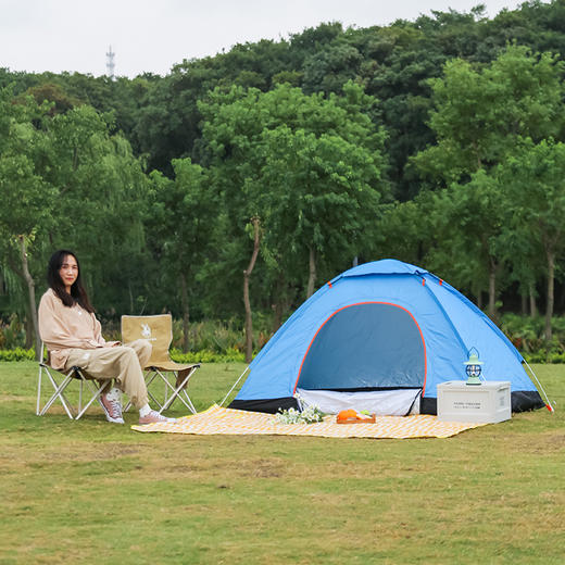 徽羚羊 云絮 基础款 全自动速开帐篷2人款-蓝色 商品图1