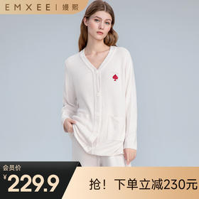【月子服专场】EMXEE嫚熙羽毛纱家居套装