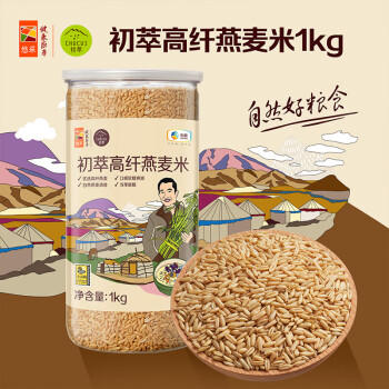 初萃 中粮高纤燕麦米2斤 五谷杂粮 大米伴侣 粗粮 罐装 /粮油调味 /杂粮 /谷米类 商品图2