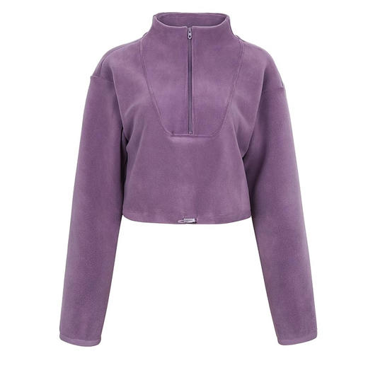 跃牌【禅语梵心】冬季健身外套防寒保暖摇粒绒长袖瑜伽服WT4704 商品图4