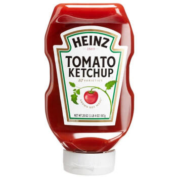 亨氏（Heinz）低脂番茄酱 原装进口 0脂肪番茄沙司 披萨薯条蘸酱 挤压瓶装567g /粮油调味 /调味品 /西式酱料 商品图5