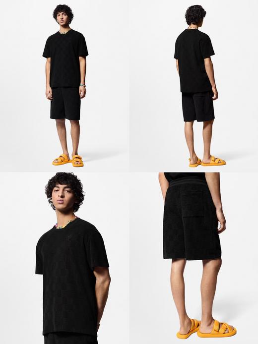 驴家 毛巾格圆领短袖➕短裤（JN） 商品图6