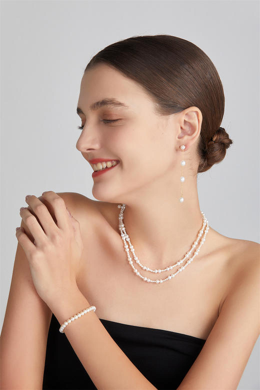 pearl moments珍刻  流光 长项链 商品图4