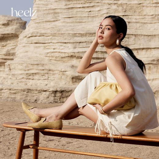 heelz设计师手工鞋履｜拉菲草乐福鞋 1 公分 商品图3