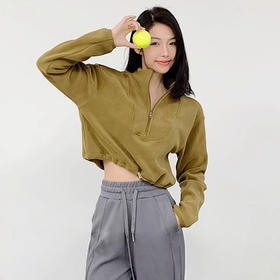 跃牌【禅语梵心】冬季健身外套防寒保暖摇粒绒长袖瑜伽服WT4704