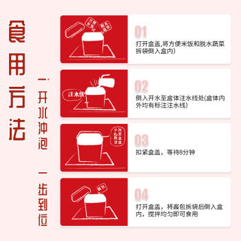 食城记消愁拌饭160g*6桶 自热冲泡米饭方便粥饭速食干拌饭大分量整箱 /粮油调味 /方便食品 /方便米饭 商品图3