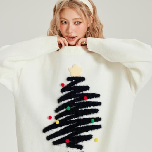 YKYB混纺柔软舒适轻薄保暖圣诞趣味针织衫毛衣Y44NMS047 商品图0