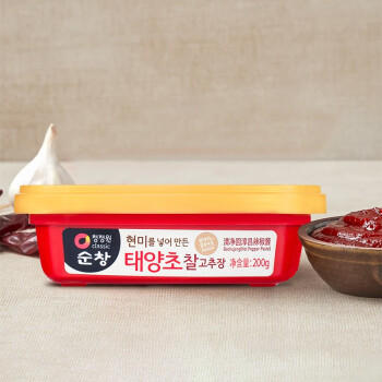 清净园韩国进口 淳昌辣椒酱200g 韩式石锅拌饭辣炒年糕部队火锅包饭酱 /粮油调味 /调味品 /西式酱料 商品图2