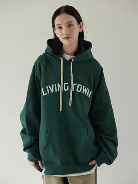 LIVINGTOWN/LT重磅400G贴布绣连帽卫衣 加绒