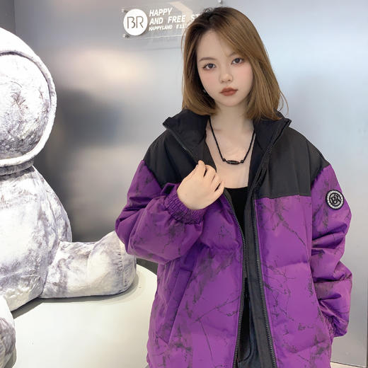 Z1立领拼接撞色羽绒外套 冬季 100254268887 商品图3