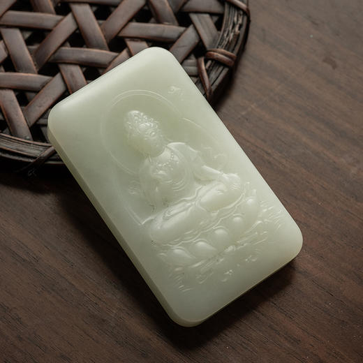 玉雕观音牌 商品图0