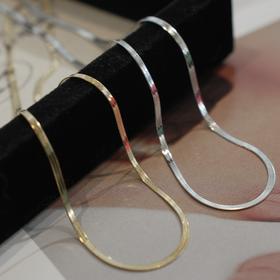 Perperle 点睛蛇骨链 戴上摘不下来 925银 40-45cm长度可调节