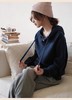 轻复古慵懒宽松针织连帽卫衣毛衣 商品缩略图0