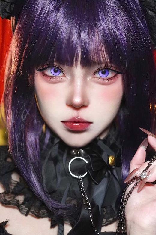 woolilens 日抛 好运疯子 直径14.2mm  cos (两片装) 商品图5