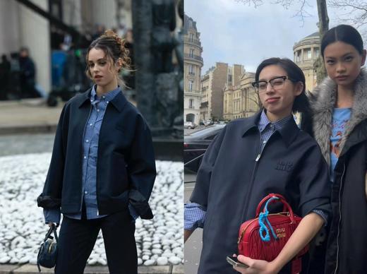 miu家 工装翻领夹克外套（JN） 商品图2