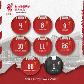 【官方正版】利物浦俱乐部｜球衣加厚马口吧唧铁徽章纪念球迷