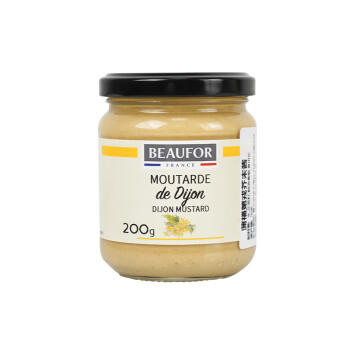 BEAUFOR法国原装进口第戎芥末酱200g腌制烤肉牛排酱西餐凉拌沙拉调味 /粮油调味 /调味品 /西式酱料 商品图3