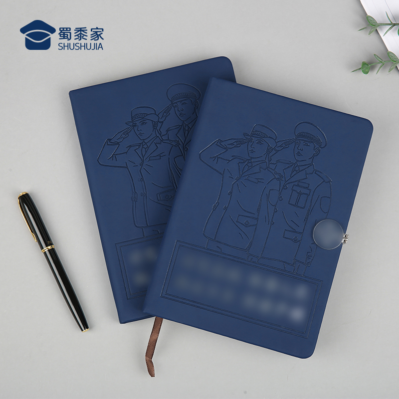 【敬礼笔记本】办公用软抄本日记本加厚记事本商务日记本文创礼品送礼礼物文具道林纸皮面PU封面笔记本