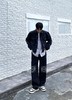 罗家 黑色单宁激光切割 牛仔外套➕长裤（JN） 商品缩略图1
