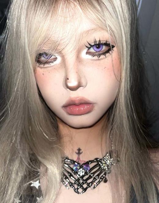 woolilens 日抛 好运疯子 直径14.2mm  cos (两片装) 商品图4