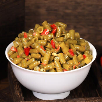 田野故事 酸辣豇豆角230g 即食下饭菜 湖南特产酸豆角农家自制咸菜瓶装 /粮油调味 /调味品 /榨菜/酱腌菜 商品图2