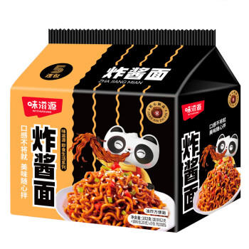 味滋源 炸酱面5袋装510g网红方便面干拌面泡面方便速食食品宵夜零食 /粮油调味 /方便食品 /方便面 商品图2