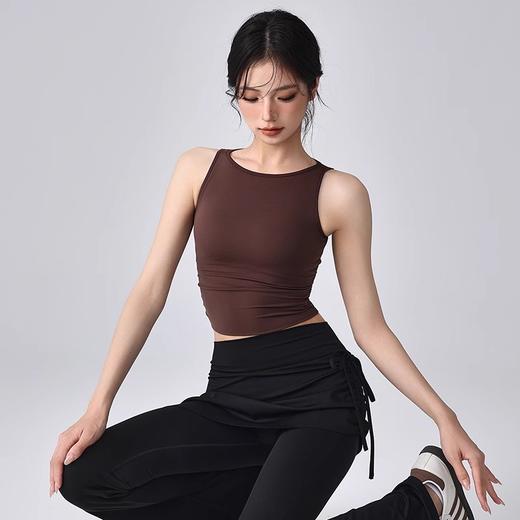 跃牌【禅语梵心】运动跑步裸感瑜伽背心女专业健身运动bra WX5122 商品图3