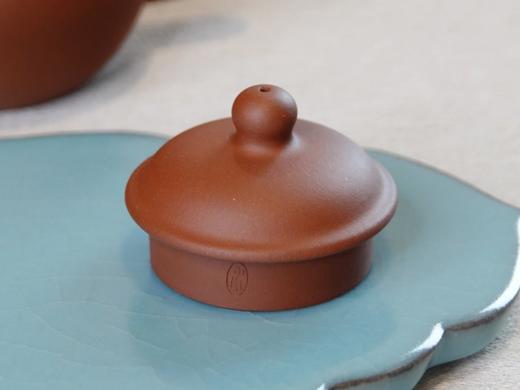 底槽青·鸽嘴水平壶  柴窑烧造 145毫升 天授款紫砂 商品图4