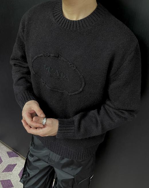 P家 体嵌花徽标羊绒毛衣（JN） 商品图1