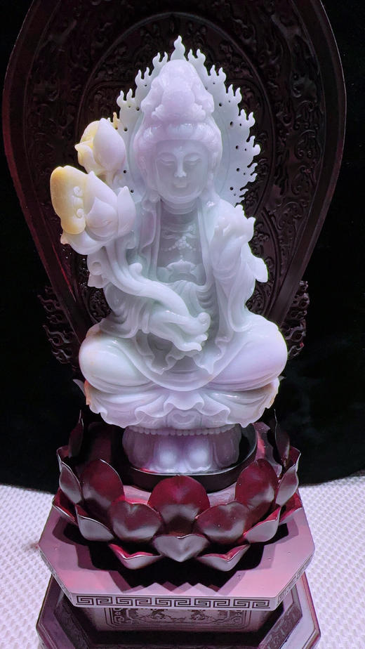 620711翡翠摆件【观音 】 商品图5