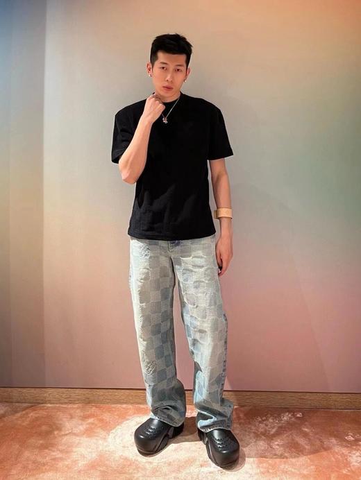 驴家 毛巾格圆领短袖➕短裤（JN） 商品图0